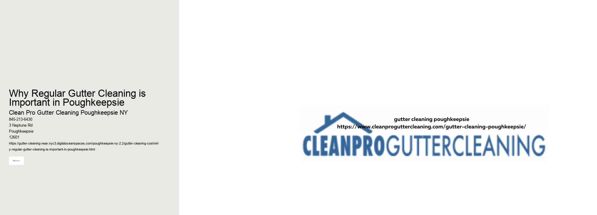 Why Regular Gutter Cleaning is Important in Poughkeepsie 