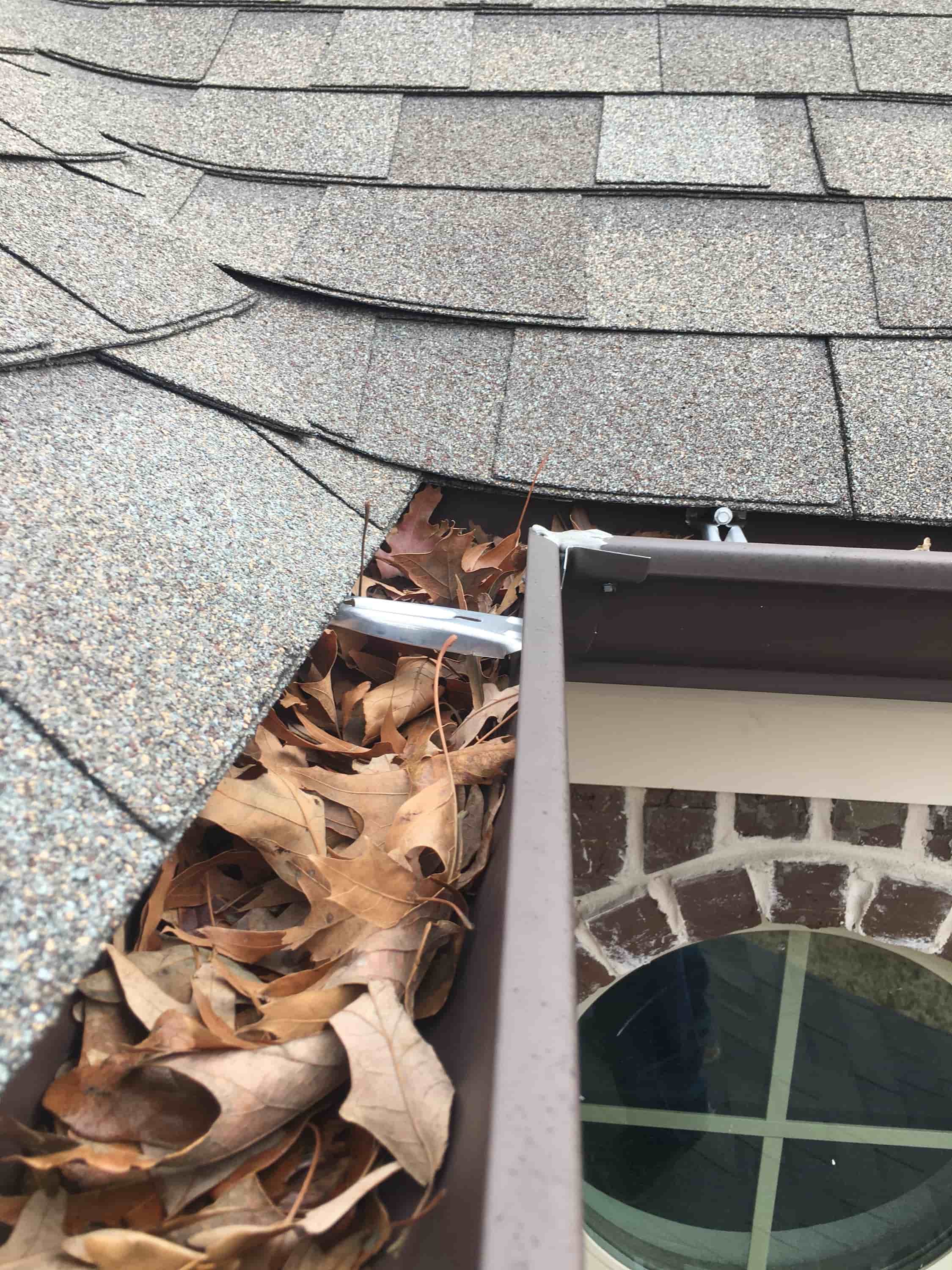 gutter cleaning high roof