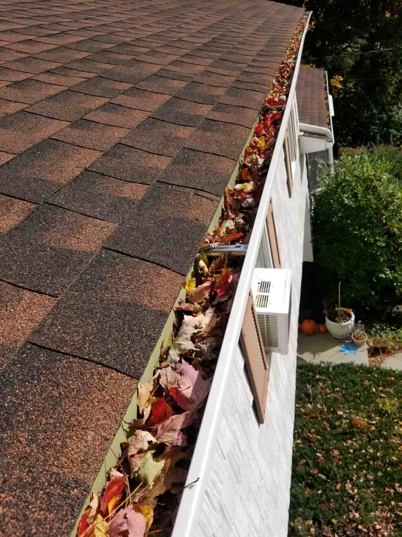 repairing gutters and downspouts