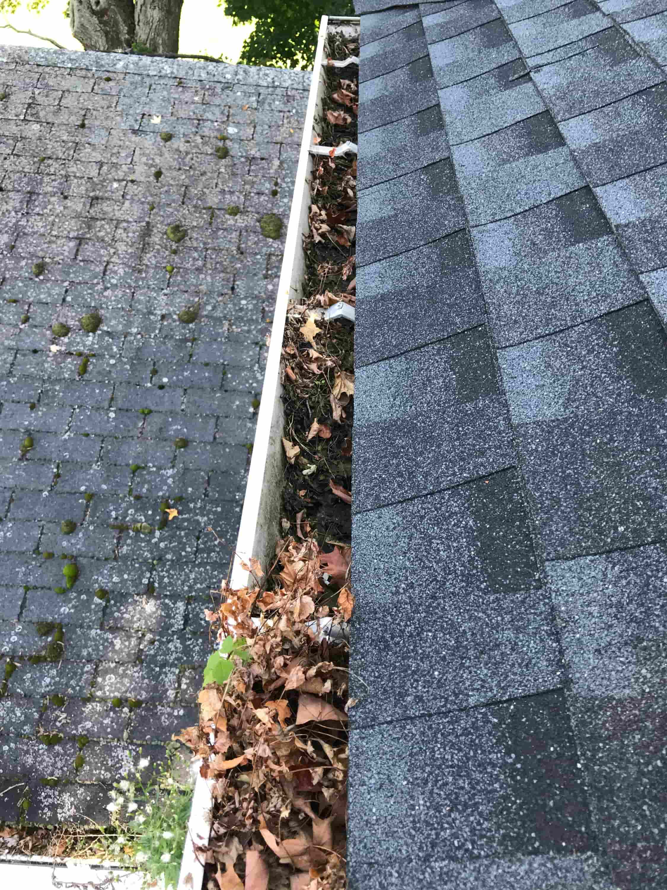 how to replace a section of gutter