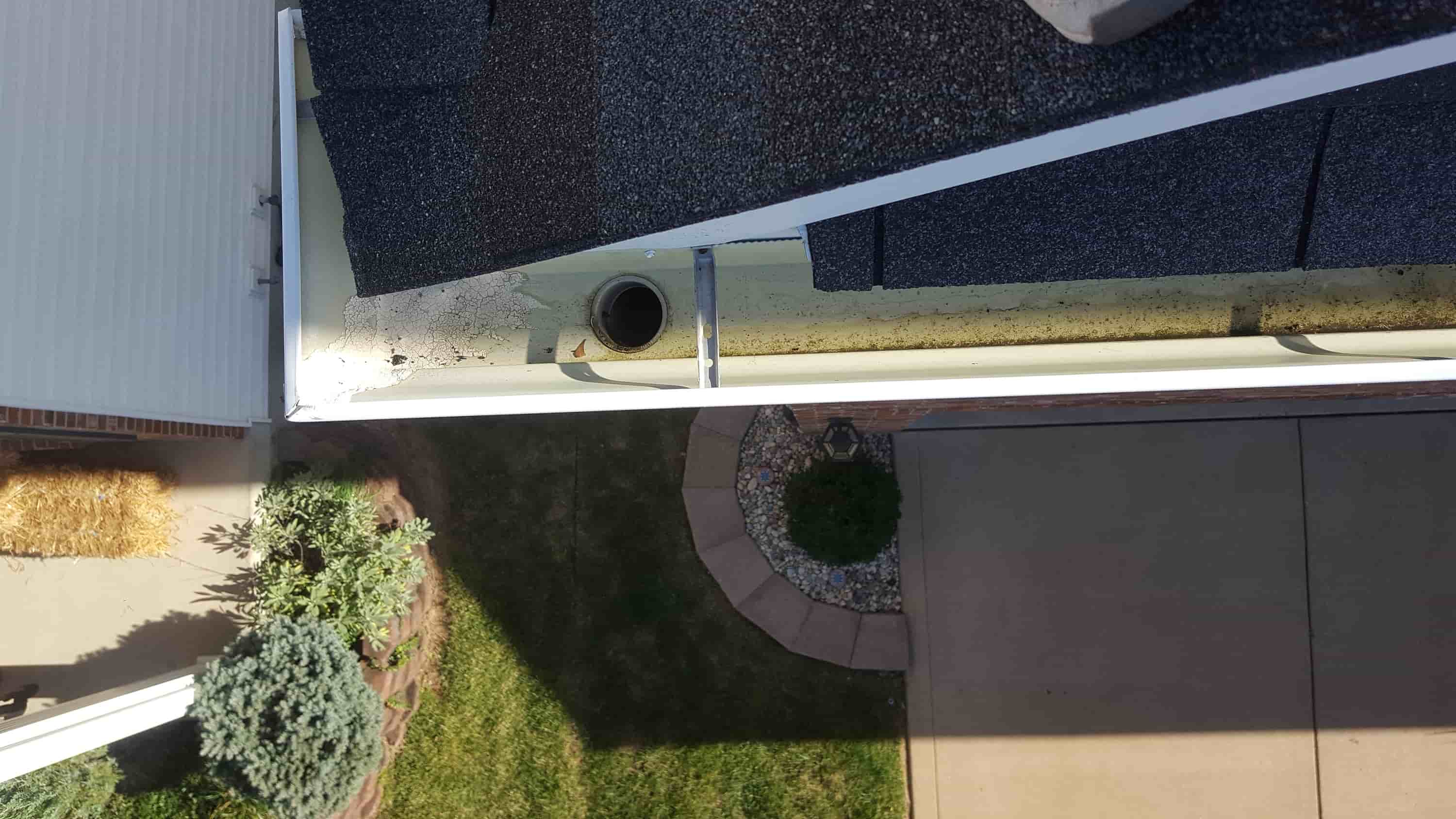 clean out rain gutters