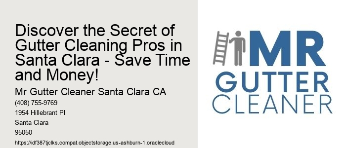 Discover the Secret of Gutter Cleaning Pros in Santa Clara - Save Time and Money! 