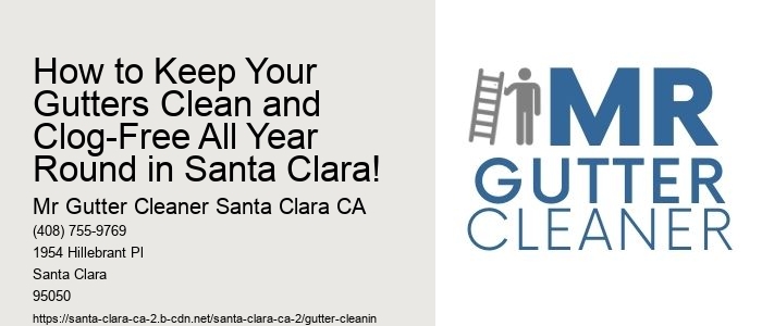 How to Keep Your Gutters Clean and Clog-Free All Year Round in Santa Clara! 