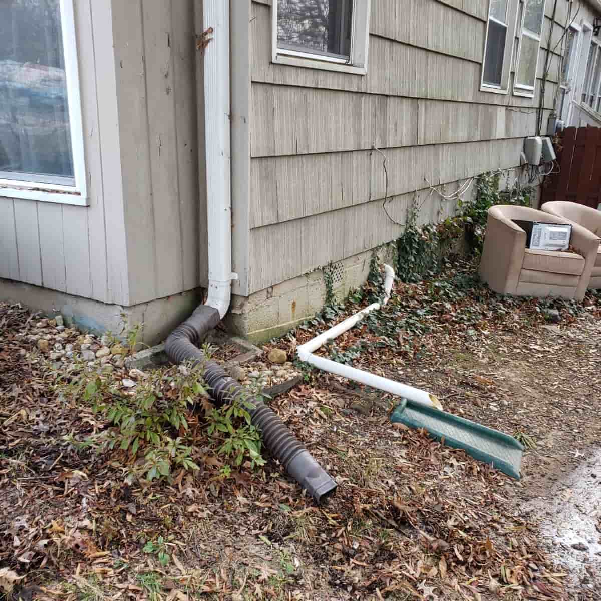 easy way to clean rain gutters