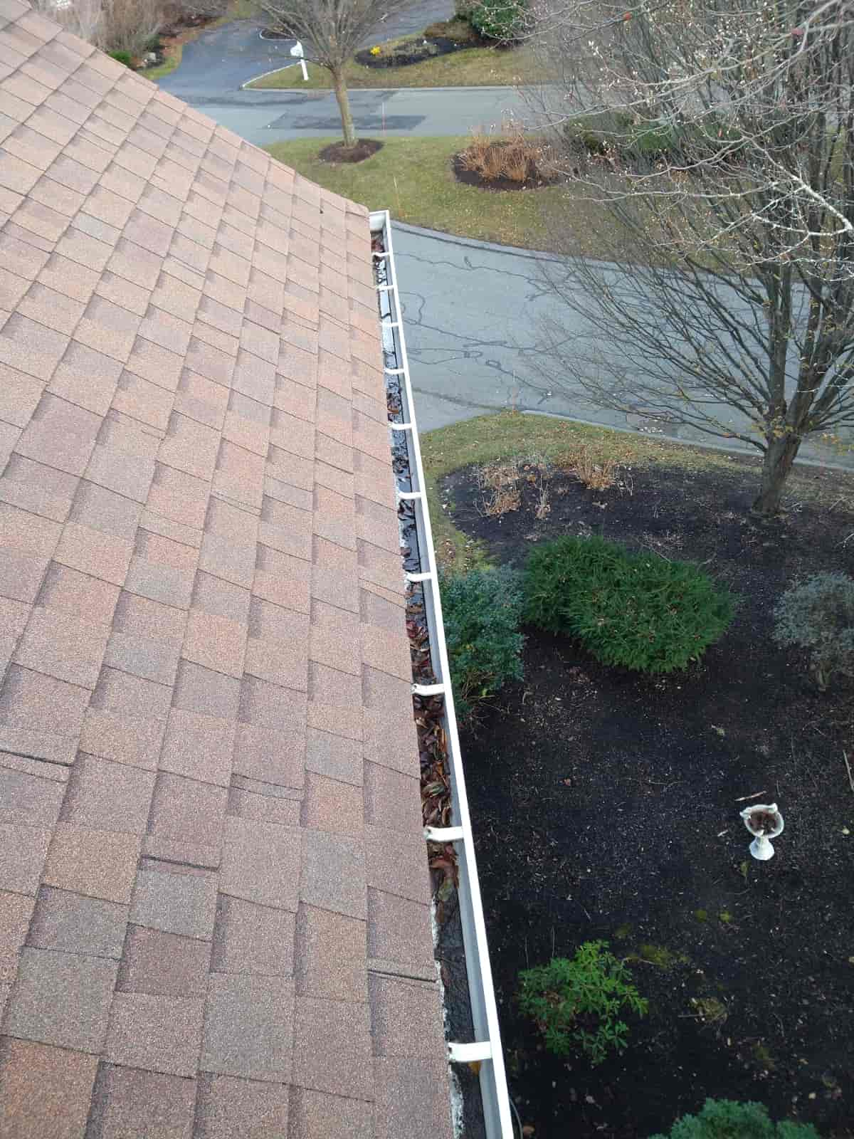repairing rain gutters