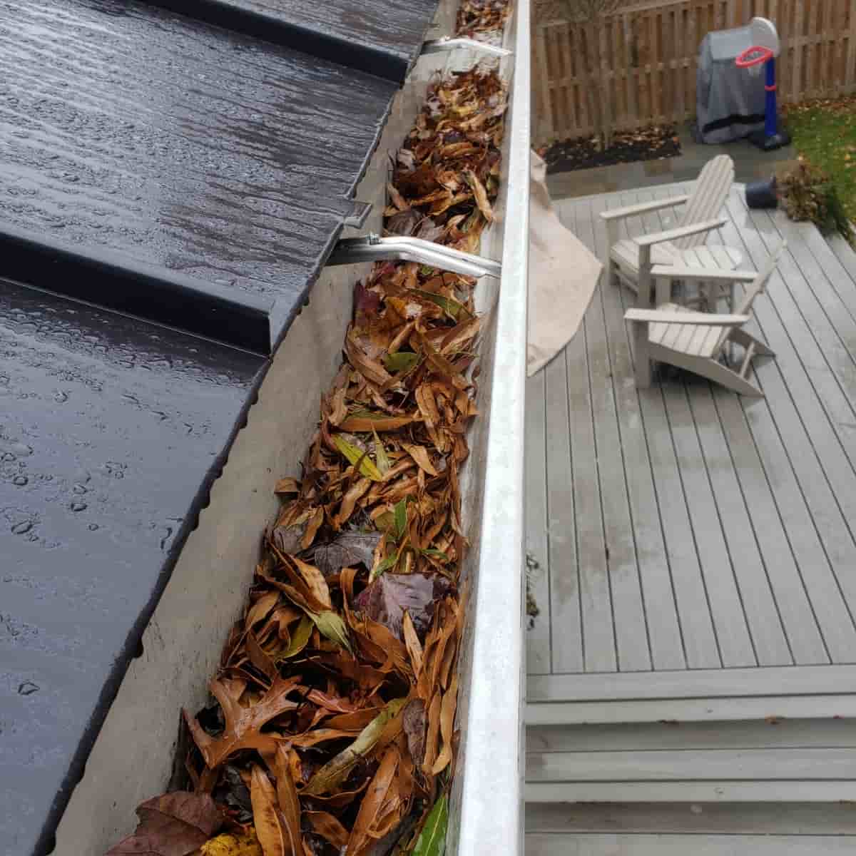 when to clean gutters
