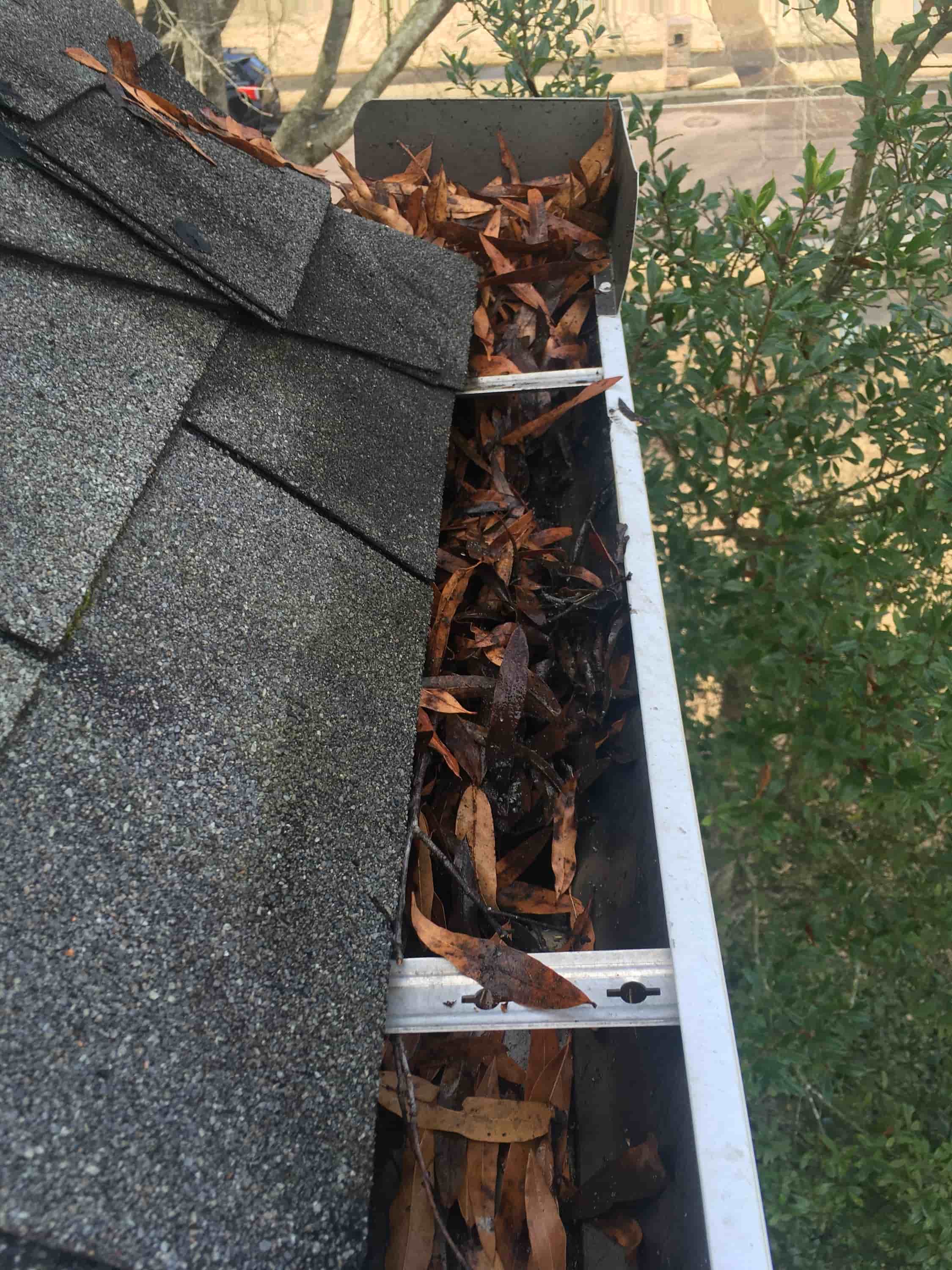 how to clean downspout