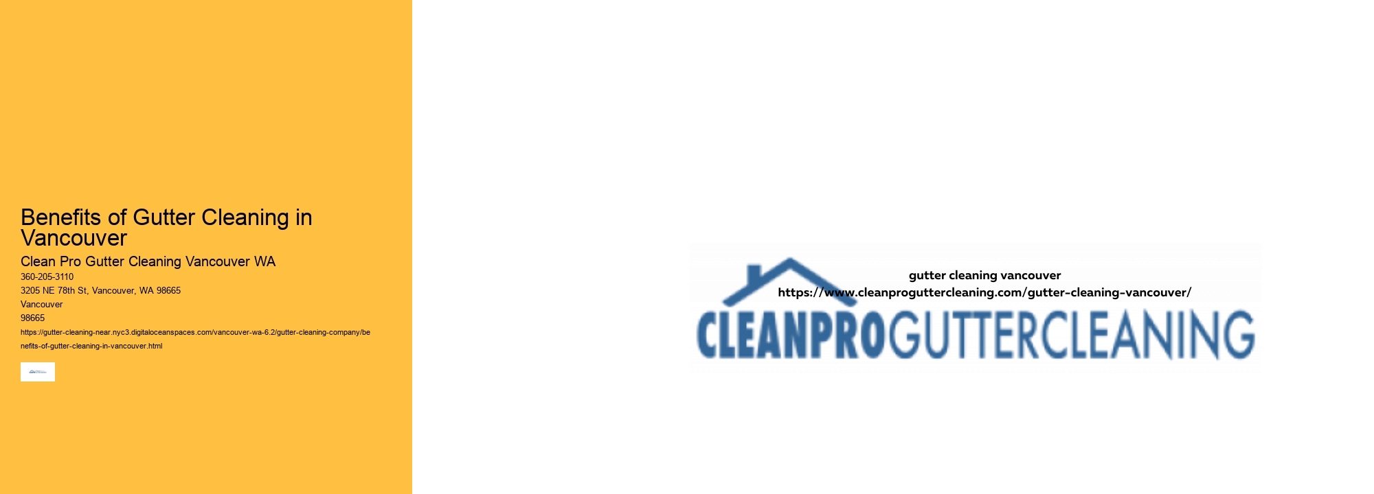 Benefits of Gutter Cleaning in Vancouver 