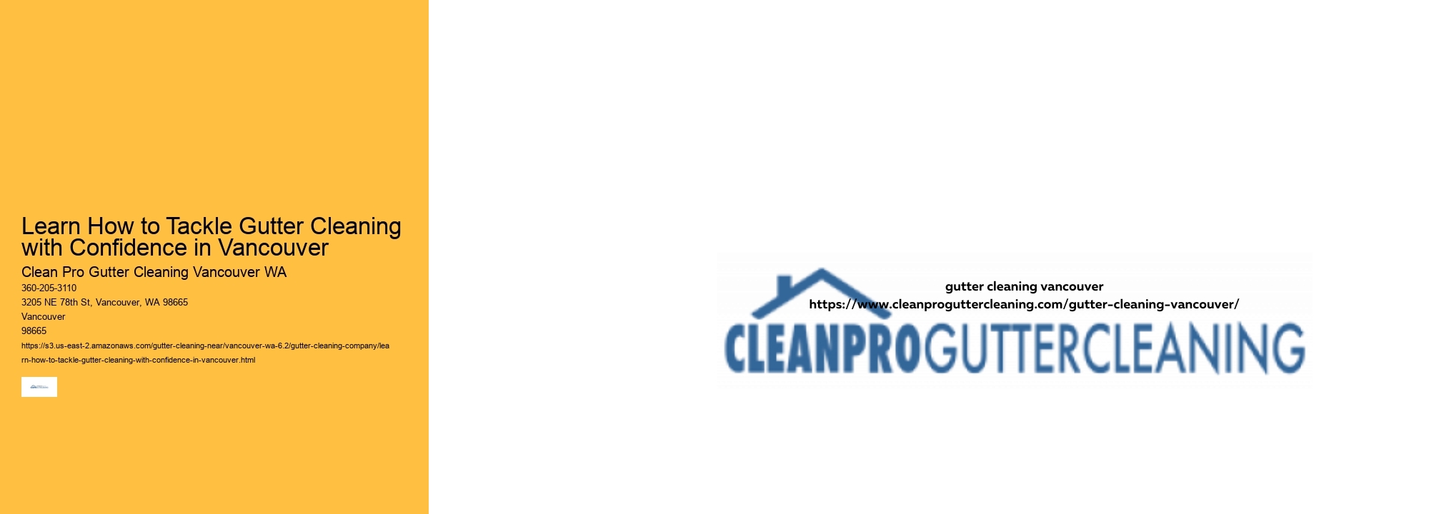 Learn How to Tackle Gutter Cleaning with Confidence in Vancouver