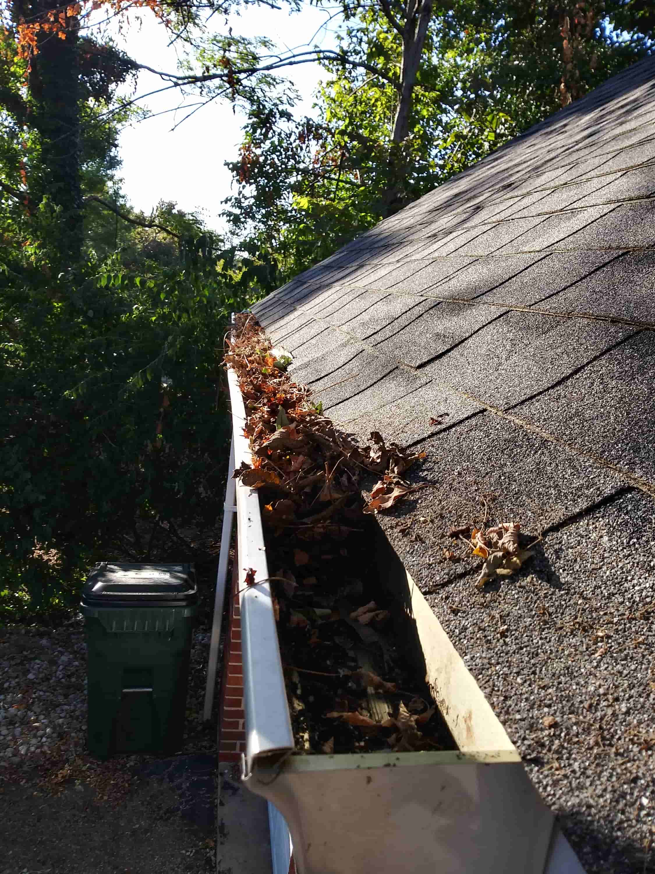 how to clean gutters 2 story house