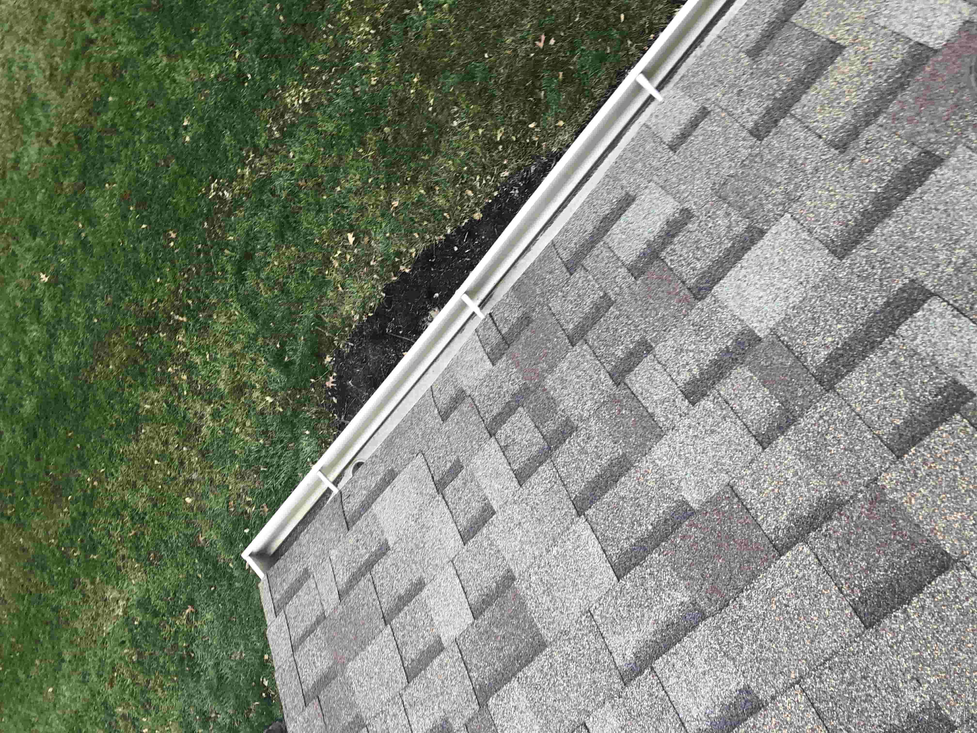 diy gutter cleaning from the ground