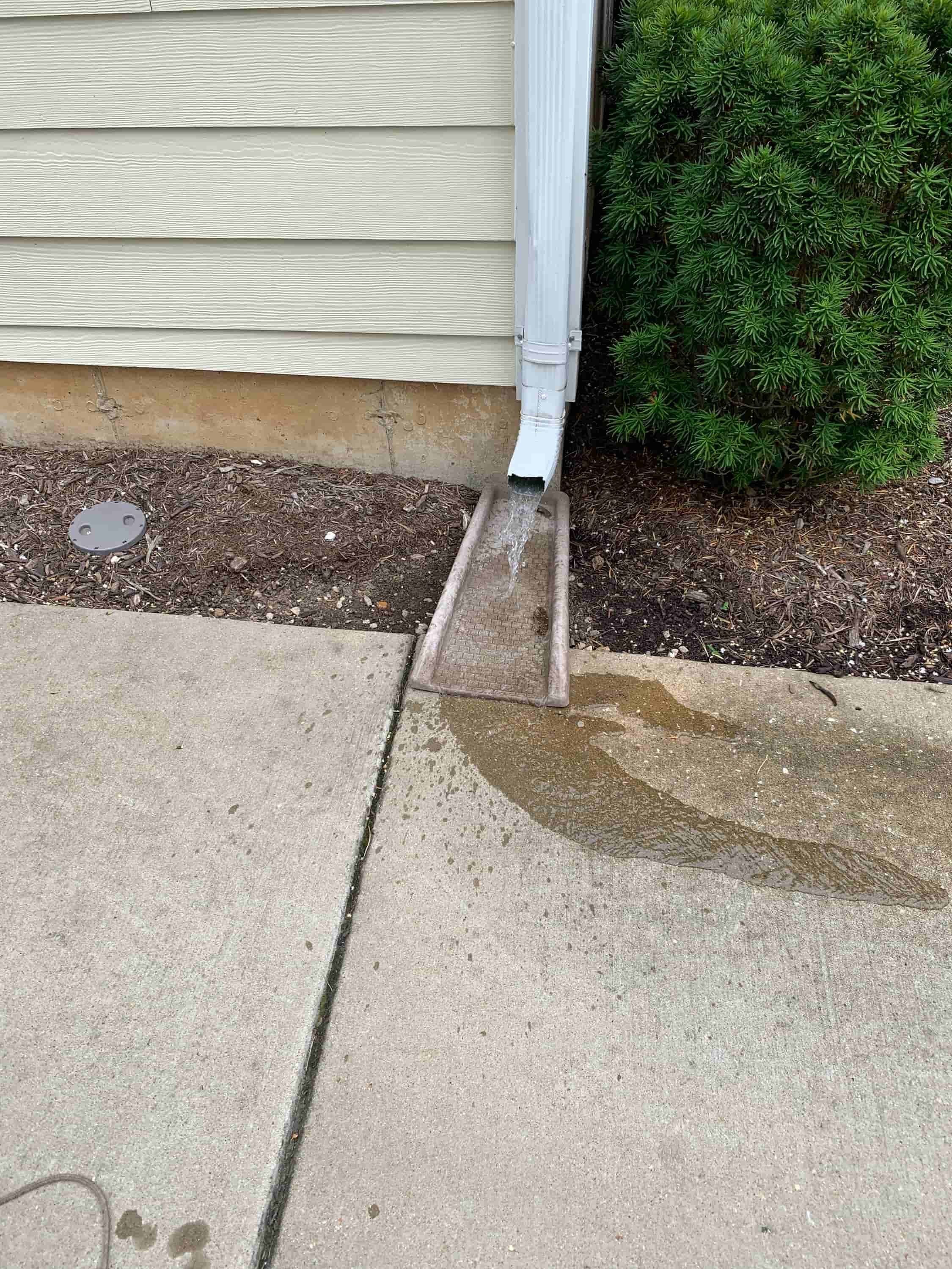 how to clean underground gutters