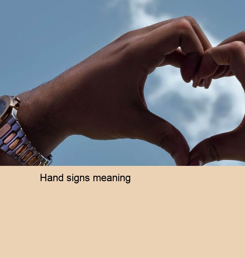 hand signs meaning