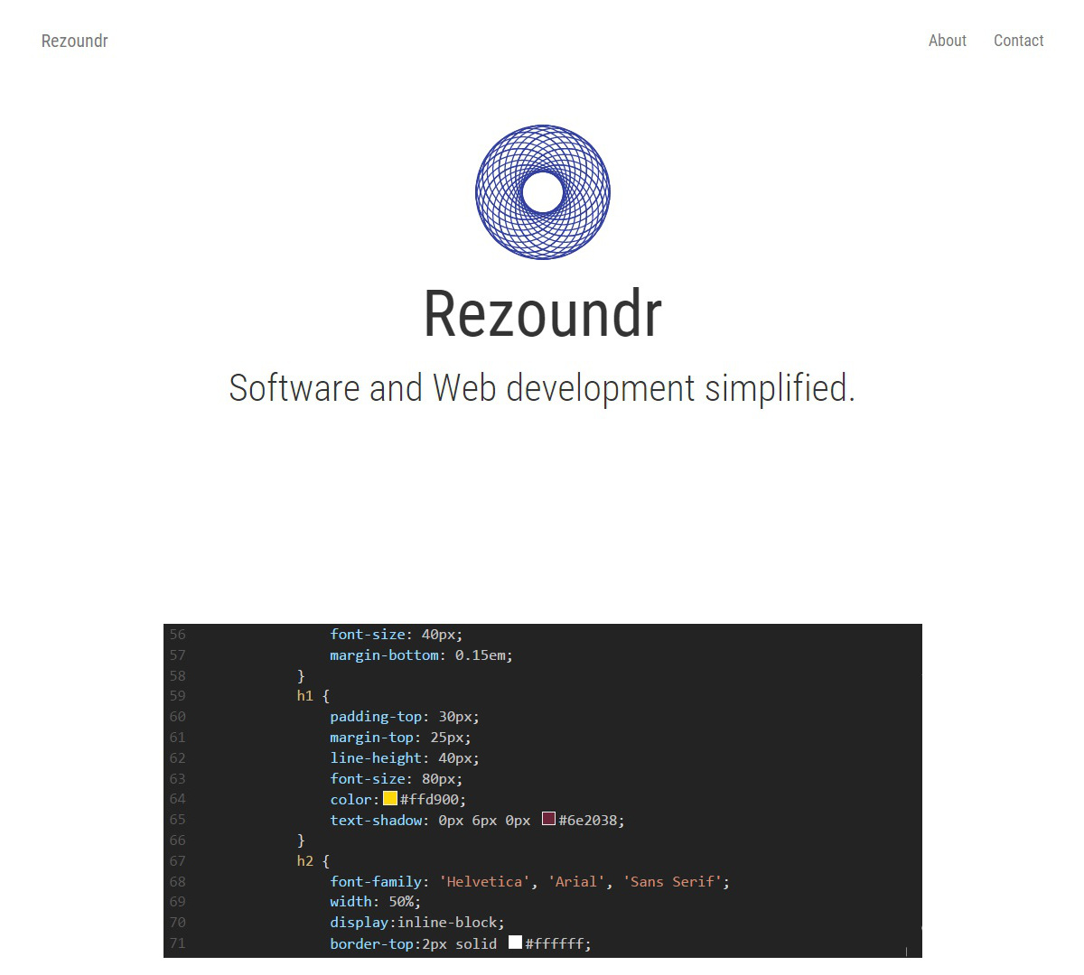 Rezoundr — Website