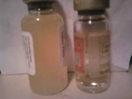 crystallized steroid vial juice