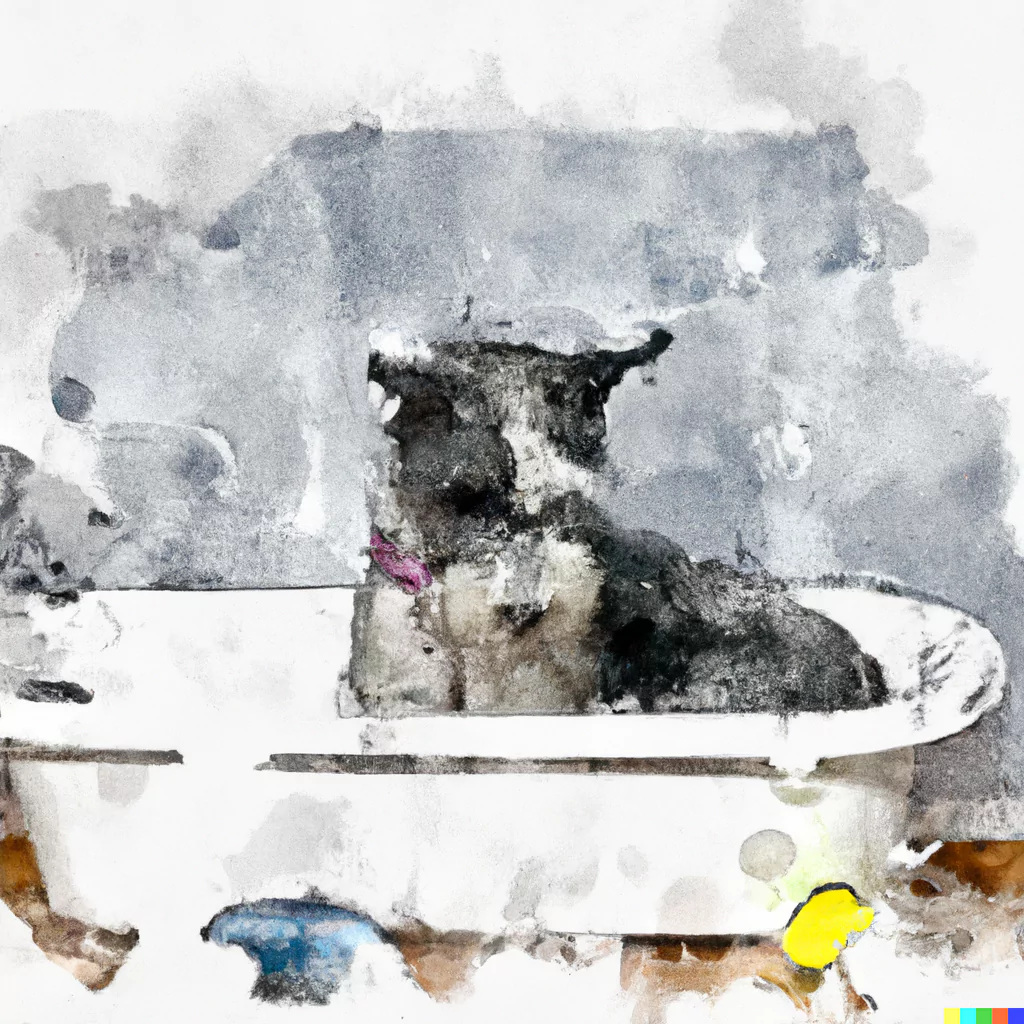 A Guide to Canine Medicated Shampoos 2 a dog in a bathtub