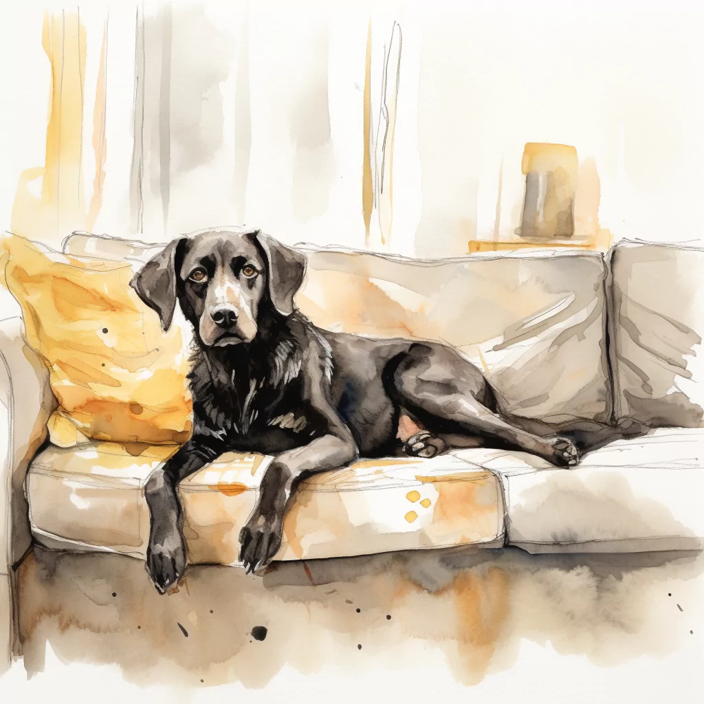What are Flea and Heartworm Medications in Pets? 3 vadrgvet a dog sitting on the sofa loose watercolor sketch mil 1908d83d 2ce7 40ac bb42 b159658cad07.png