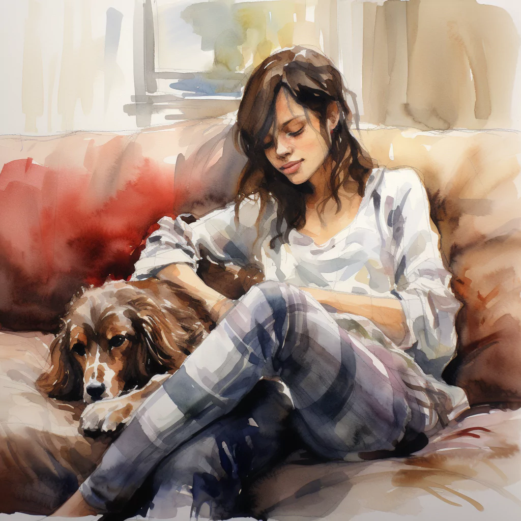 What is Liver Disease in Dogs? 2 VAdrgvet a woman petting her sick dog on the sofa loose waterco 2a47966d 0550 4487 80be 6a5a7fec744d.png