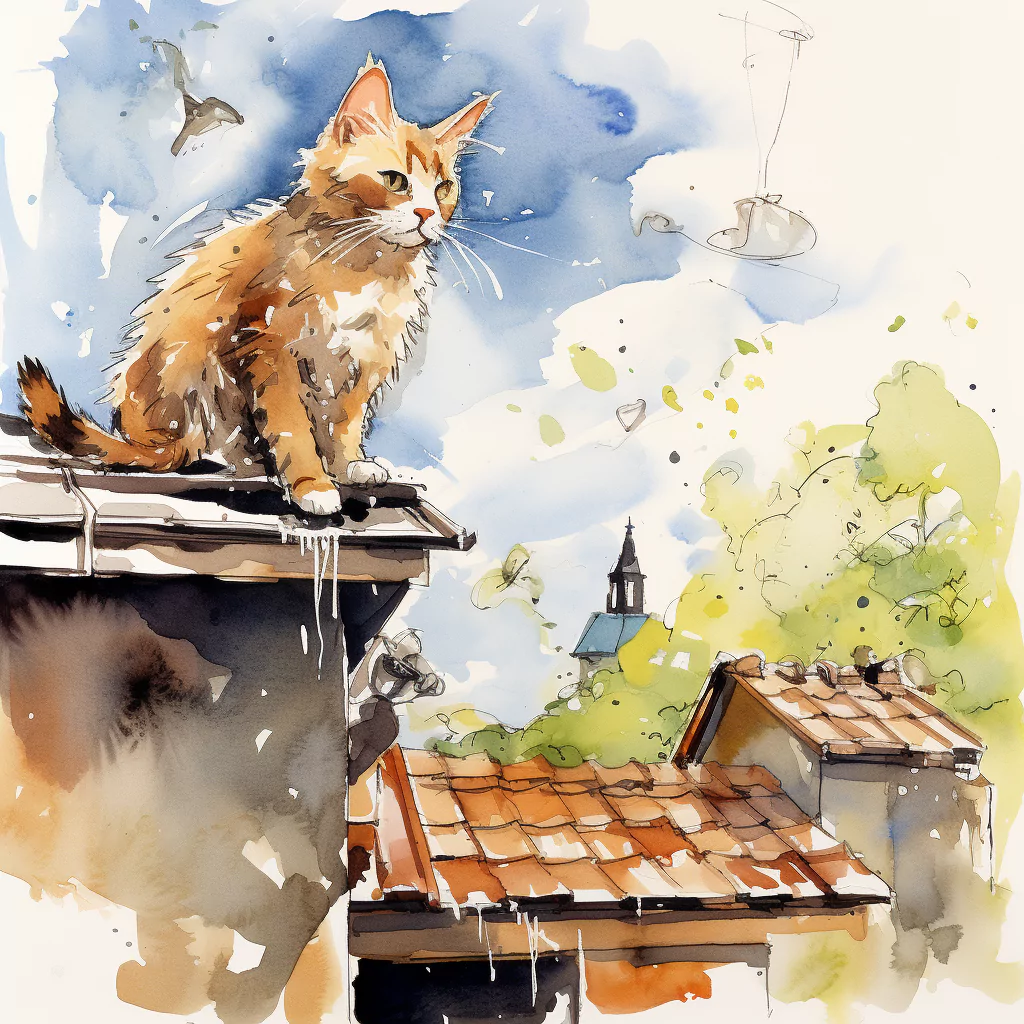 What is Soft Tissue Trauma in Cats? 2 vadrgvet a cat walking on the roof of the house loose watercolo 796f6b0d 4c67 4b37 823b ac23468bf10f.png