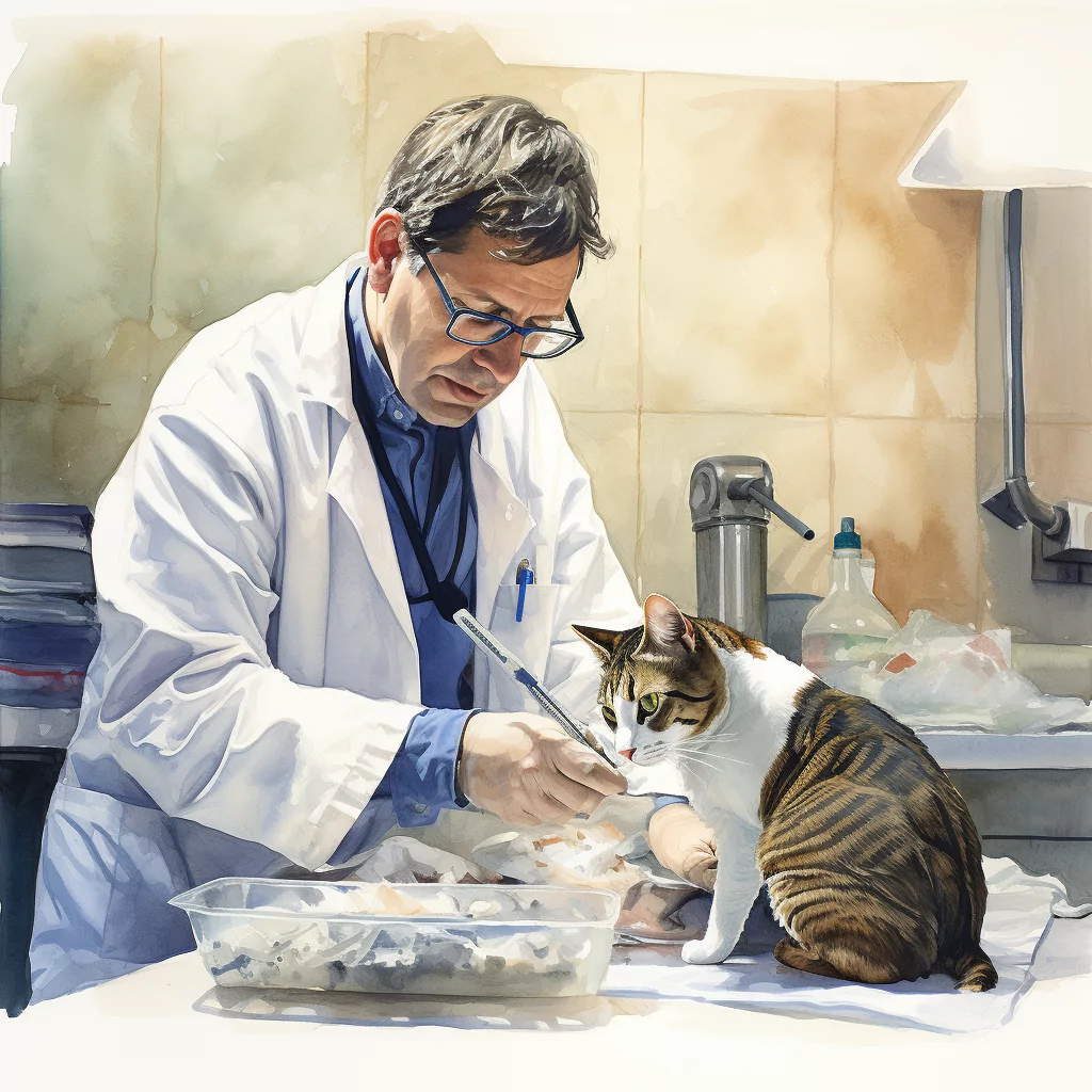 What is Uveitis in Cats? 2 vadrgvet a veterinarian examining a cats eye loose watercolor s b35c1f0e 878e 4529 bf9f c4432df4f3a4.png