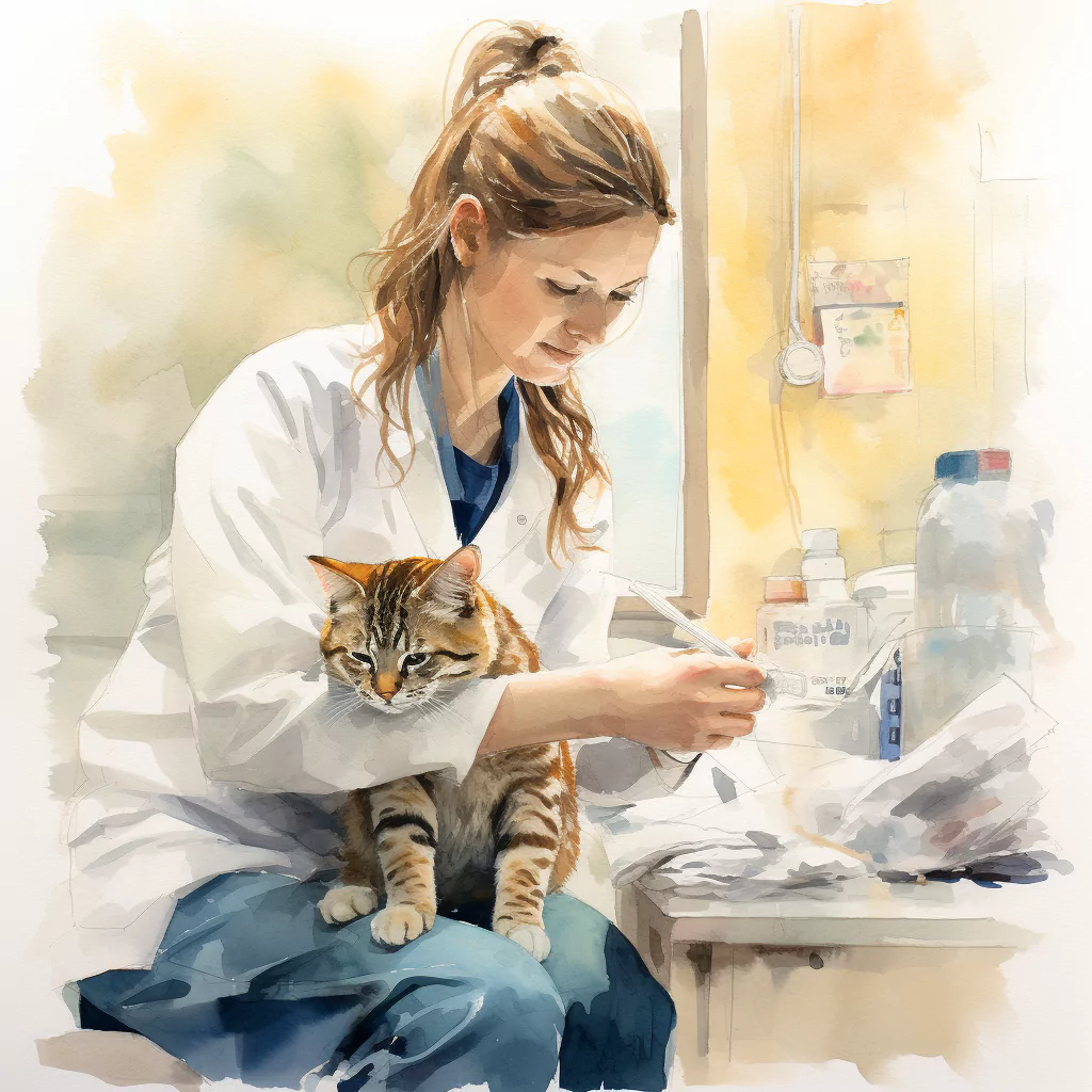 What are Ear Mites in Cats? 2 vadrgvet a veterinarian petting a cat at the vet clinic loose w cb2a8462 ecb1 4b55 953a 6edce8e4730e.png