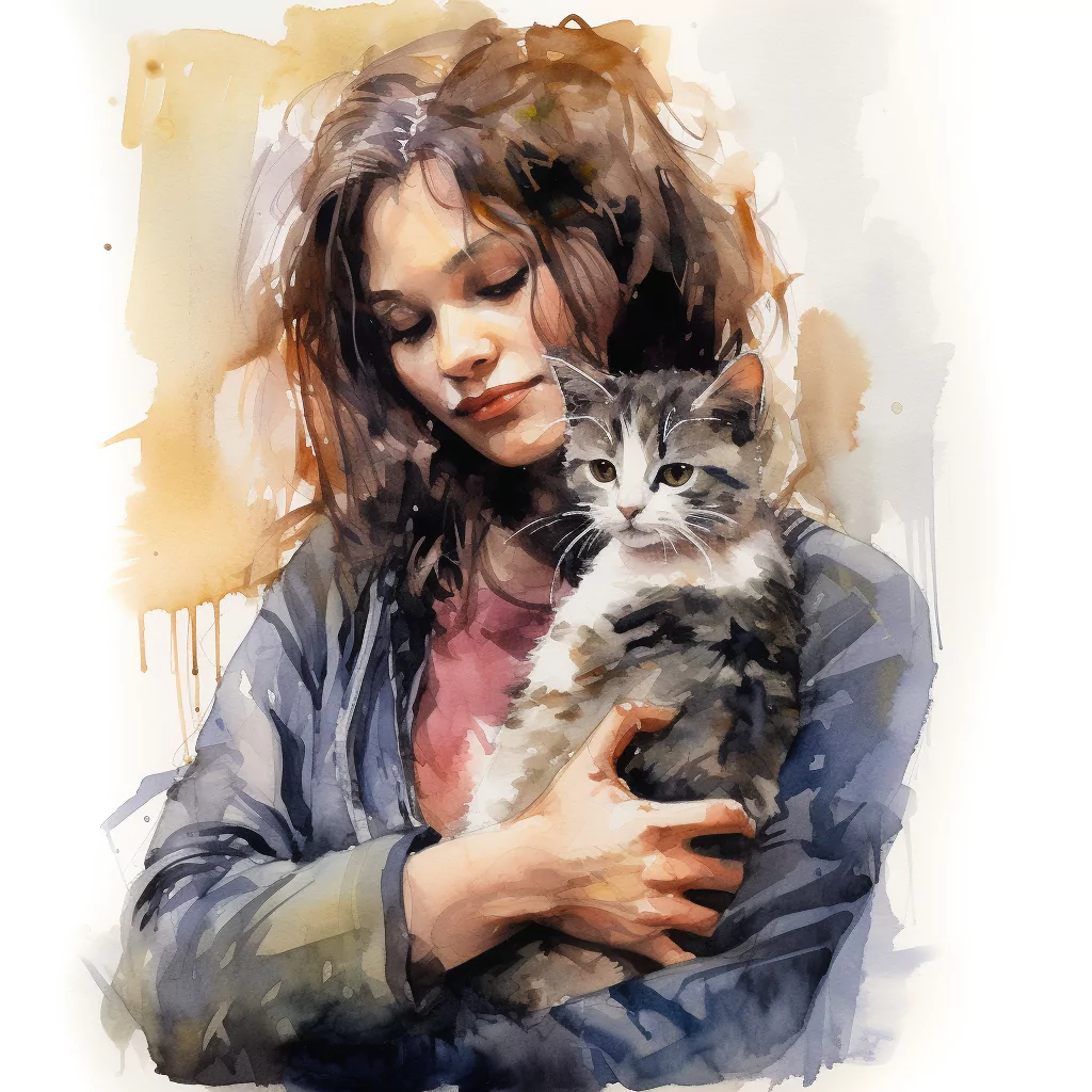 How To Care For A Newborn Kitten 2 vadrgvet a woman carrying a kitten loose watercolor sketch mild 45975f0f a4cd 4e12 8ac5 cb9d301a6d2e.png