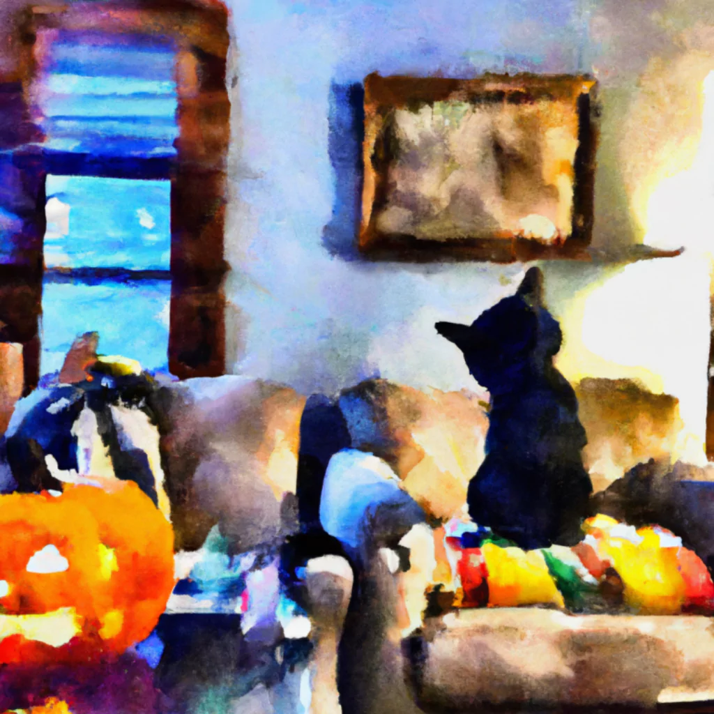 5 Halloween Reminders to Keep Your Cat Safe 1 Stick to pet friendly decorations.png