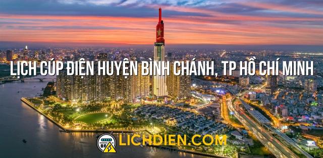 Lịch cúp điện Huyện Bình Chánh, TP Hồ Chí Minh