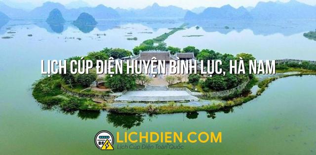 Lịch cúp điện Huyện Bình Lục, Hà Nam