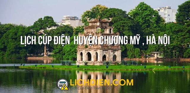 Lịch cúp điện  Huyện Chương Mỹ , Hà Nội