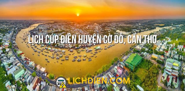 Lịch cúp điện Huyện Cờ Đỏ, Cần Thơ