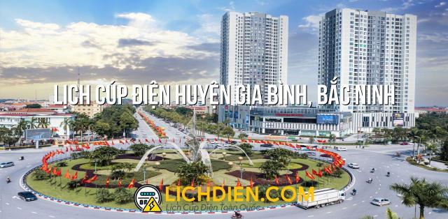 Lịch cúp điện Huyện Gia Bình, Bắc Ninh