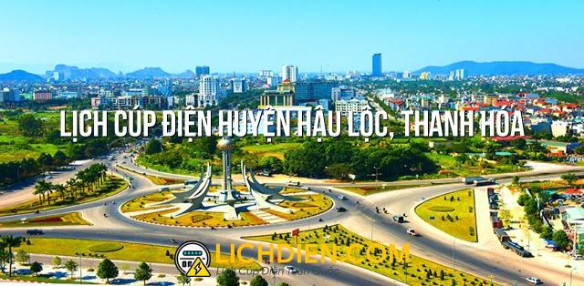 Lịch cúp điện Huyện Hậu Lộc, Thanh Hóa