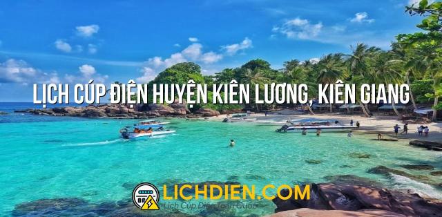 Lịch cúp điện Huyện Kiên Lương, Kiên Giang