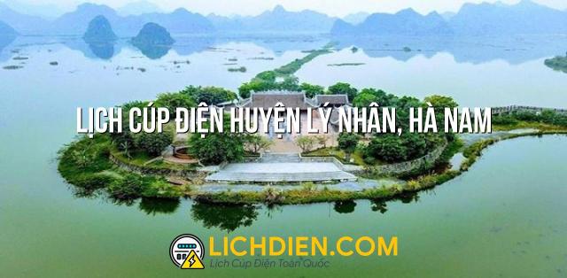 Lịch cúp điện Huyện Lý Nhân, Hà Nam