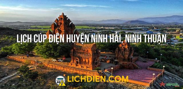 Lịch cúp điện Huyện Ninh Hải, Ninh Thuận