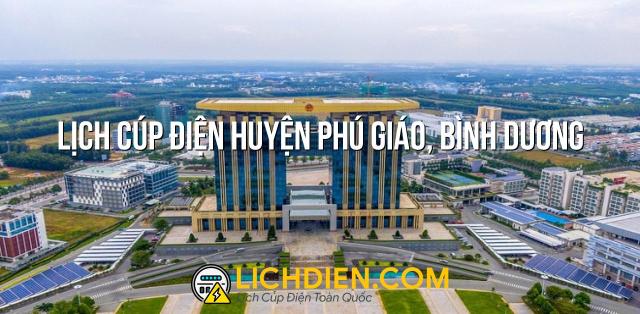 Lịch cúp điện Huyện Phú Giáo, Bình Dương