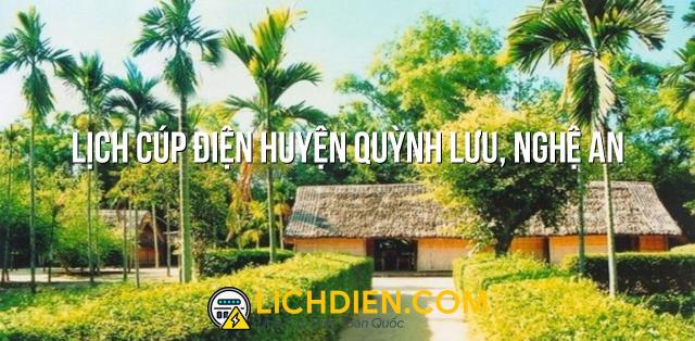 Lịch cúp điện Huyện Quỳnh Lưu, Nghệ An