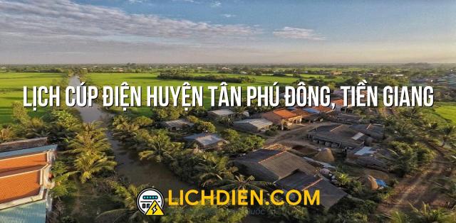 Lịch cúp điện Huyện Tân Phú Đông, Tiền Giang