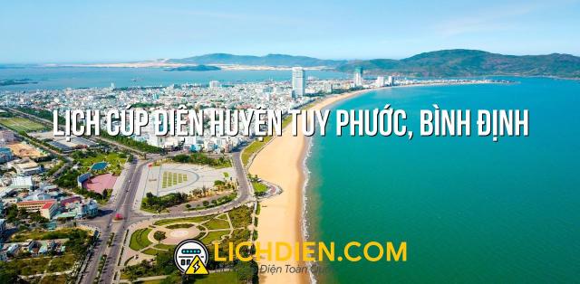 Lịch cúp điện Huyện Tuy Phước, Bình Định