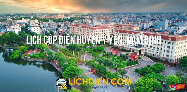 Lịch cúp điện Huyện Ý Yên, Nam Định