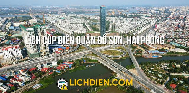 Lịch cúp điện Quận Đồ Sơn, Hải Phòng