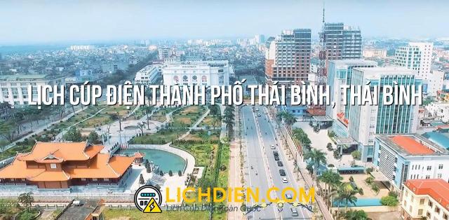 Lịch cúp điện Thành Phố Thái Bình, Thái Bình