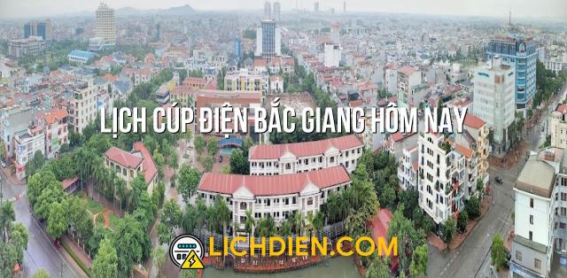 Lịch cúp điện Bắc Giang hôm nay - 25/12/2024