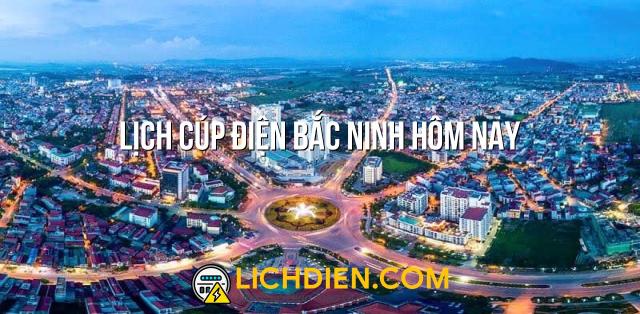 Lịch cúp điện Bắc Ninh hôm nay - 25/12/2024