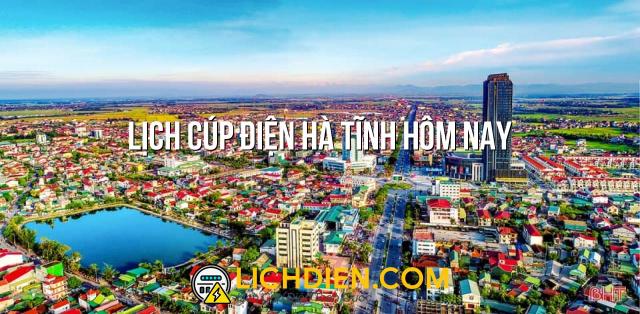 Lịch cúp điện Hà Tĩnh hôm nay - 25/12/2024