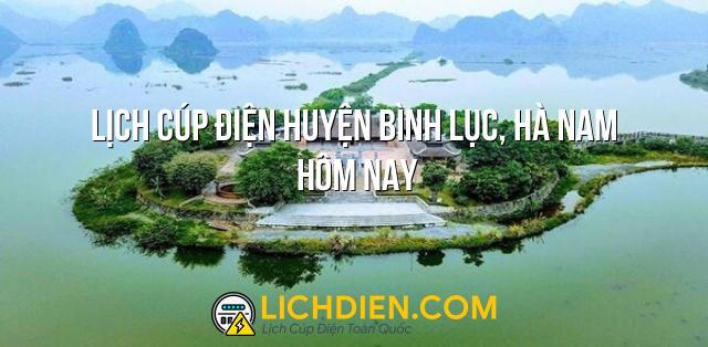 Lịch cúp điện Huyện Bình Lục, Hà Nam hôm nay - 26/12/2024