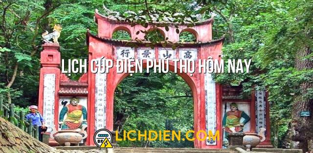 Lịch cúp điện Phú Thọ hôm nay - 25/12/2024