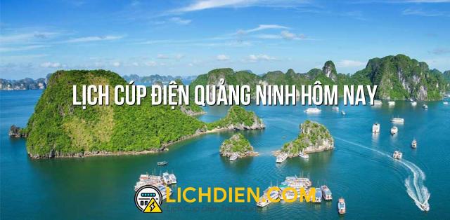 Lịch cúp điện Quảng Ninh hôm nay - 25/12/2024