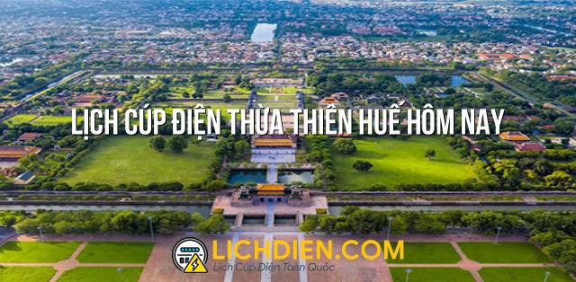 Lịch cúp điện Thừa Thiên Huế hôm nay - 25/12/2024